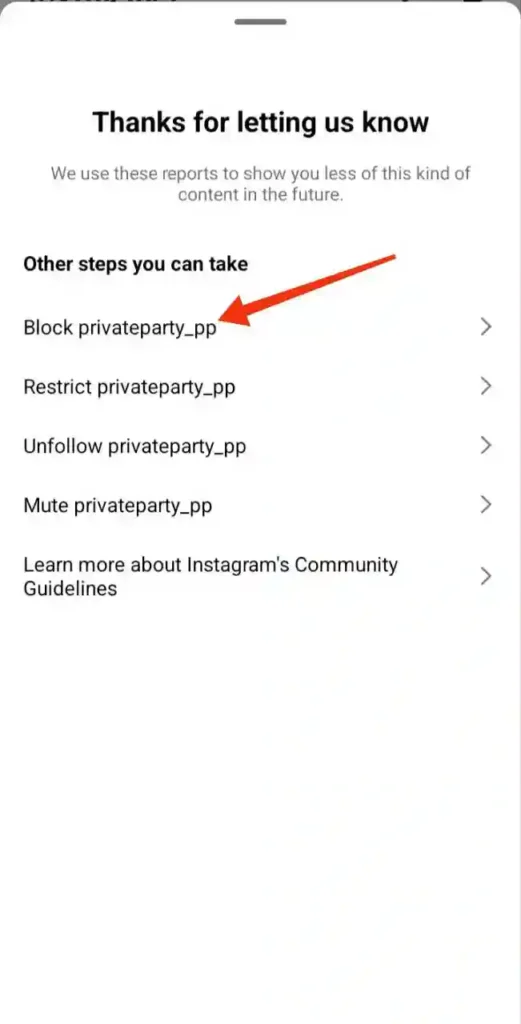 step 4 - instagram par report kaise kare